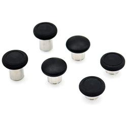 Deal4GO 6 Pack Swap Magnetic Thumbstick Set Replacement for Xbox One Elite Controller Analog Sticks Black