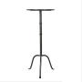 Creative Co-op Metal Martini Accent Table, Grey