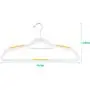 Vremi Clothes Hangers 20 Pack - Non Slip Ultra Slim Plastic Hanger Set with Secure Grip Strips and Durable Chrome Metal Hooks - Gray and Multi Color Vremi Clothes Hangers 20 Pack - Non Slip Ultra Slim Plastic Hanger Set with Secure Grip Strips and Durable Chrome Metal Hooks - Gray and Multi Color