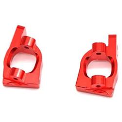 Essenc for WLtoys 1:14 144001 RC Car Upgrade Parts Metal Steering Swing Arm Base C Rear Hub Seat Servo Pull Rod,Red