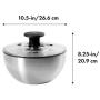 OXO Steel Salad Spinner OXO Steel Salad Spinner
