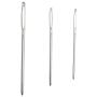 Hekisn Large-Eye Blunt Needles, 9 Piece Stainless Steel Yarn Knitting Needles, Sewing Needles, Crafting Knitting Weaving Stringing Needles,Perfect for Finishing Off Crochet Projects (9 Pieces)