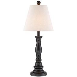 Archmond Traditional Desk Table Lamp Dark Bronze Metal Off White Empire Shade Touch On Off for Living Room Bedroom Office - 360 Lighting