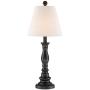 Archmond Traditional Desk Table Lamp Dark Bronze Metal Off White Empire Shade Touch On Off for Living Room Bedroom Office - 360 Lighting