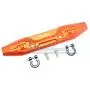 GPM for Traxxas E-Revo 2.0 VXL Brushless (86086-4) Upgrade Parts Aluminum Front Bumper with D-Rings - 1 Set Orange