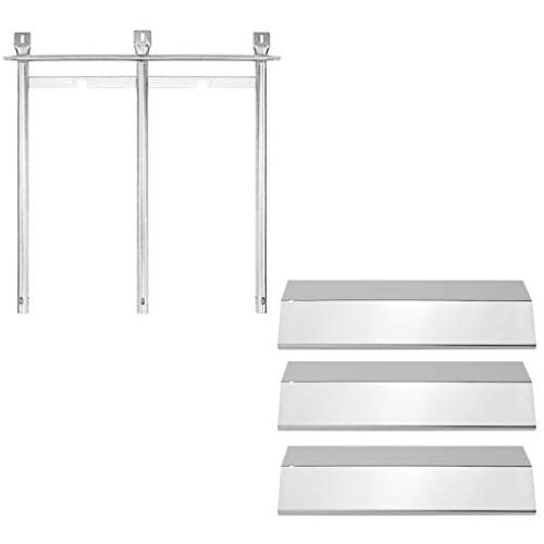 Hisencn Replacement Rebuild Kit fits Sonoma CGR27, CGR27LP, CGR30, CGR30LP Gas Grill Stainless Steel Burner, Stainless Steel Heat Plates Tent