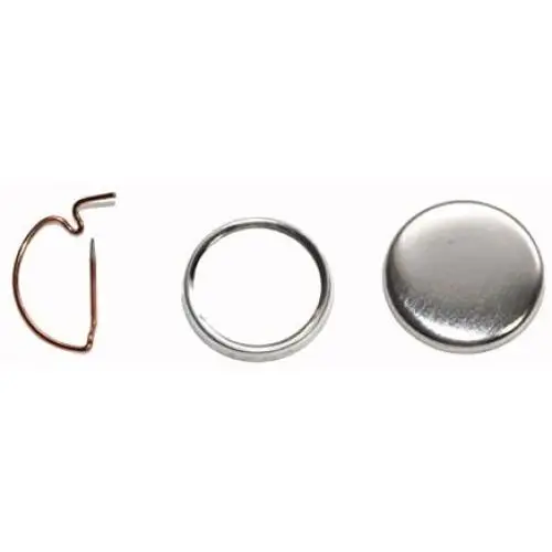 250 Pack - 1 Inch Diameter Pin Buttons Sets for Badge Making Metal Parts Backpins 250 Pack - 1 Inch Diameter Pin Buttons Sets for Badge Making Metal Parts Backpins