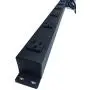 Opentron OT3096V1 Heavy Duty Metal Surge Protector Power Strip with Mounting Parts 9 Vertical Outlets 6 Feet Power Cord - Free Plastic End Caps for Shipping Protection Only