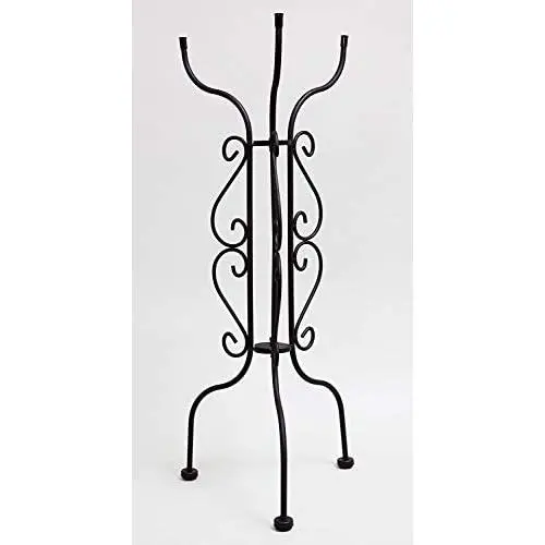 Evergreen Garden Beautiful Summer Tall Metal Bird Bath Stand - 13 x 13 x 32 Inches Fade and Weather Resistant Outdoor Decoration for Homes, Yards and Gardens
