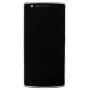 LCD Display Compatible with Oneplus One 1+ A0001 Touch Screen Digitizer Assembly Replacement Parts + Install Tools (Black+Middle Frame)