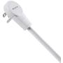 Belkin 6-Outlet Power Strip Surge Protector, Flat Rotating Plug, 6ft Cord – Ideal for Personal Electronics, Small Appliances and More (1080 Joules), White
