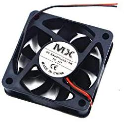 Karcy DC 12V Brushless Cooling Cooler Fan 2.4''x2.4''x0.6'' Heatsink Cooler Radiator for DIY 3D Printer Set of 2