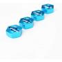 YIZAN 1Set/4Pcs Metal Hexagon Set for 12428 12423 1/12 Speed Rc Car Feiyue Fy-01/02/03/04/05 Upgrade Parts