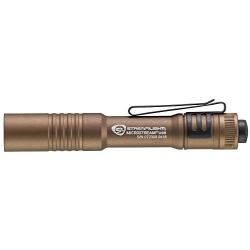 Streamlight 66608 250 Lumen Microstream USB Rechargeable Flashlight with 5'' USB Cord Clamshell Packaging, Coyote