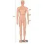 Giantex 6 FT Adjustable Male Mannequin Make-up Manikin Metal Stand Plastic Full Body Realistic Giantex 6 FT Adjustable Male Mannequin Make-up Manikin Metal Stand Plastic Full Body Realistic