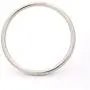 BIKICOCO 2-1/2 Metal O-Ring Buckle Connector Round Loops Non Welded for Bags Webbing Purse and Belt Straps, Silver, Pack of 6