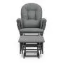 Storkcraft Premium Hoop Glider and Ottoman (Gray Base, Gray Cushion) – Padded Cushions with Storage Pocket, Smooth Rocking Motion, Easy to Assemble, Solid Hardwood Base Storkcraft Premium Hoop Glider and Ottoman (Gray Base, Gray Cushion) – Padded Cushions with Storage Pocket, Smooth Rocking Motion, Easy to Assemble, Solid Hardwood Base