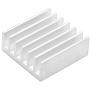 30pcs Aluminum Heatsink 14x14x6mm / 0.55x0.55x0.24 inches with Thermal Conductive Adhesive Tape for Raspberry pi Electronic Chip MOS IC Diode Triode Cooling Heat Dissipation