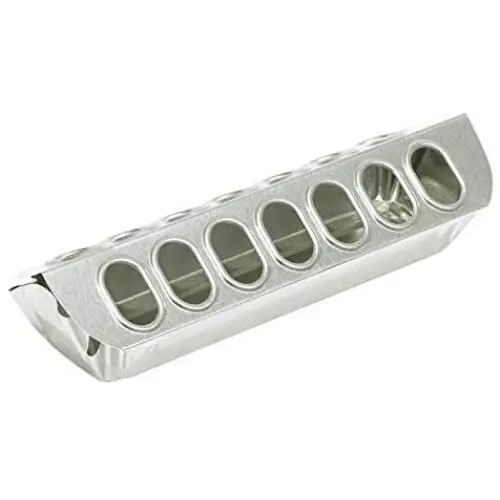 Little Giant Slide-Top Poultry Ground Feeder (12-inch) Durable Metal Feeding Tray for Poultry (Galvanized) (Item No. 9814) Little Giant Slide-Top Poultry Ground Feeder (12-inch) Durable Metal Feeding Tray for Poultry (Galvanized) (Item No. 9814)