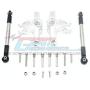GPM Losi 1/10 Baja Rey 4WD Desert Truck (LOS03008) Upgrade Parts Aluminum Front Knuckle Arm + Stainless Steel Adjustable Tie Rods - 18Pc Set Silver