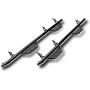 n-FAB D0273QC Nerf Step | Cab Length | Gloss Black Finish | fits 02-08 Dodge Ram 1500/2500 / 3500 Quad Cab 4 Door, All Beds
