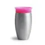 Munchkin Miracle Stainless Steel 360 Sippy Cup, Pink, 10 Ounce