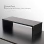 FEZIBO L-Shaped Electric Standing Desk, 48 Inches Height Adjustable Corner Desk, Full Sit Stand Home Office Table with Splice Board, Black Frame/Black Top FEZIBO L-Shaped Electric Standing Desk, 48 Inches Height Adjustable Corner Desk, Full Sit Stand Home Office Table with Splice Board, Black Frame/Black Top