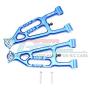 GPM Losi 1/10 Baja Rey 4WD Desert Truck (LOS03008) Upgrade Parts Aluminum Front Lower Suspension Arm - 1 Pair Set Blue