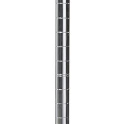 Akro-Mils AWP74UPRIGHT 74-Inch NSF Certified Industrial Grade Chrome Wire Shelf System Upright Leg Post Poles, (4 Pack)
