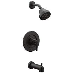 Moen T2903EPBL Gibson Posi-Temp Pressure Balancing Eco-Performance Modern Tub and Shower Trim Valve Required, Matte Black