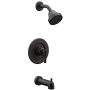 Moen T2903EPBL Gibson Posi-Temp Pressure Balancing Eco-Performance Modern Tub and Shower Trim Valve Required, Matte Black
