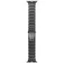 LDFAS Compatible for Apple Watch Band 44mm 42mm, Solid Stainless Steel Metal Link Bracelet Bands Replacement for iWatch Strap Compatible for Apple Watch SE Series 6/5/4/3/2/1, Gray