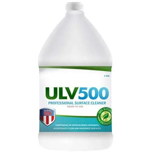Hypochlorous Acid ULV500 500PPM (1 Gallon) For ULV Foggers, For Dental And Medical Professionals, All Natural HOCL Professional Surface Cleaner Hypochlorous Acid ULV500 500PPM (1 Gallon) For ULV Foggers, For Dental And Medical Professionals, All Natural HOCL Professional Surface Cleaner