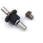 XIANYUNDIAN Metal Upgrades for Wltoys 12428 12423 12628 RC Car Spare Part Upgrade Metal Front Rear Differential Gear Set 12428-0091/0133 Repair Parts (Color : Front Differential)