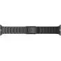 LDFAS Compatible for Apple Watch Band 40mm 38mm, Stainless Steel Metal Link Bracelet Strap with Double Button Clasp for iWatch Bands Compatible for Apple Watch SE, Apple Watch Series 6/5/4/3, Black