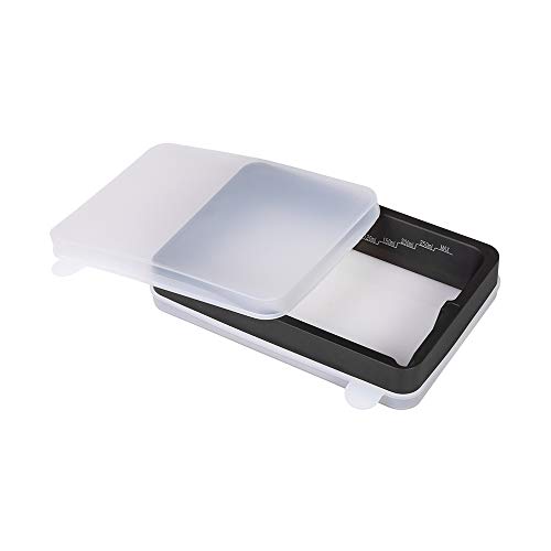 Sovol 3D Printer Resin Vat Anodized Aluminium with FEP Film and Steel Ring Preinstalled, Durable Metal Frame Resin Tank with Double Silicone Covers for ELEGOO Mars ANYCUBIC Photon 3D Printer