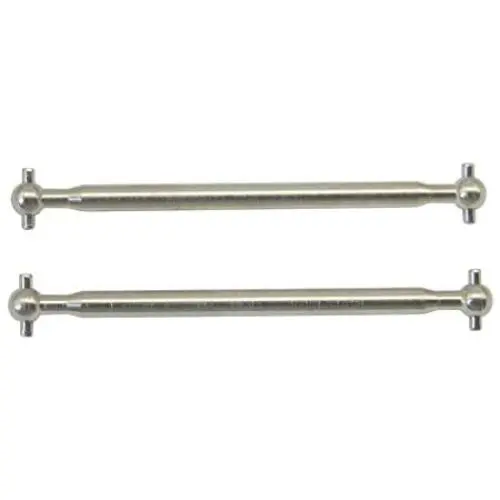 Bonarty 1 Pair Metal RC Car Dog Bone Rear Drive Shafts for 1/16 9130 Drive Car Parts