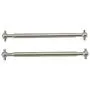 Bonarty 1 Pair Metal RC Car Dog Bone Rear Drive Shafts for 1/16 9130 Drive Car Parts