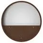 SHES HOME Morden Round Indoor Wall Succulent Hanging Planter, Metal Decorative Freestanding Mount Holder with Glass (Dark-Brown) SHES HOME Morden Round Indoor Wall Succulent Hanging Planter, Metal Decorative Freestanding Mount Holder with Glass (Dark-Brown)