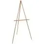 U.S. Art Supply 64'' High Torrey Wooden A-Frame Tripod Studio Artist Floor Easel - Adjustable Tray Height, Holds 40'' Canvas - Wood Display Holder Stand for Paintings, Drawings, Framed Photos, Signs