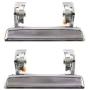 Evan-Fischer EVA18772065554 Exterior Door Handles for Set of 2 Front Left and Right Side Metal Chrome
