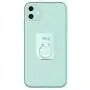 iRing Link-Detachable Plate for Wireless Charging, Include Hook Mount for Wall or Car Cradle. Cell Phone Ring Grip Finger Holder Mobile Stand for iPhone, Samsung, Android Smartphone(Green)