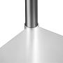 Stainless Steel Table for Prep & Work 24 x 48 Inches, NSF Commercial Heavy Duty Table with Undershelf and Backsplash for Restaurant, Home and Hotel