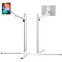 Magichold Height Adjusting Metal Bed Office Floor Stand Mount Holder for Tablets Smartphone 3 to 13 Inch, Compatible with Ipad Pro 12.9/9.7/10.5 inch, Ipad Air. ipad Mini,iPhone, Zoom, Peloton