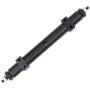 ZYCST Metal Non-Powered Rear Axle Tail Axle Upgrade Accessory Fit for Tamiya 1/14 RC Tractor Trailer Rear Axle Spare Parts (Black) (120mm)
