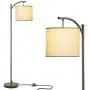 Addlon Floor Lamp for Living Room with Lamp Shade and 9W LED Bulb Modern Standing Lamp Floor Lamps for Bedrooms, Brown Addlon Floor Lamp for Living Room with Lamp Shade and 9W LED Bulb Modern Standing Lamp Floor Lamps for Bedrooms, Brown