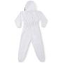 Natural Apiary Apiarist Suit Outfit 1 x Non-Flammable Fencing Veil Mesh Total Protection for Backyard & Beginner Beekeepers, Large, White