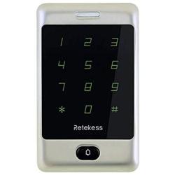 Retekess T-AC01 Wiegand Keypad,Door Access Control System,Touch Keypad RFID,8000 User,Garage Keyless Entry Pad,125KHz Access Control Exit Button