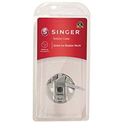 SINGER | Spare Bobbin Case for SINGER Sewing Machines, Tension Screw to Sew Thicker Threads, Fits Class 15 Front-Loading Bobbin Systems - Sewing Made Easy