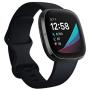Fitbit Sense Advanced Smartwatch with Tools for Heart Health, Stress Management & Skin Temperature Trends, Carbon/Graphite, One Size (S & L Bands Included)